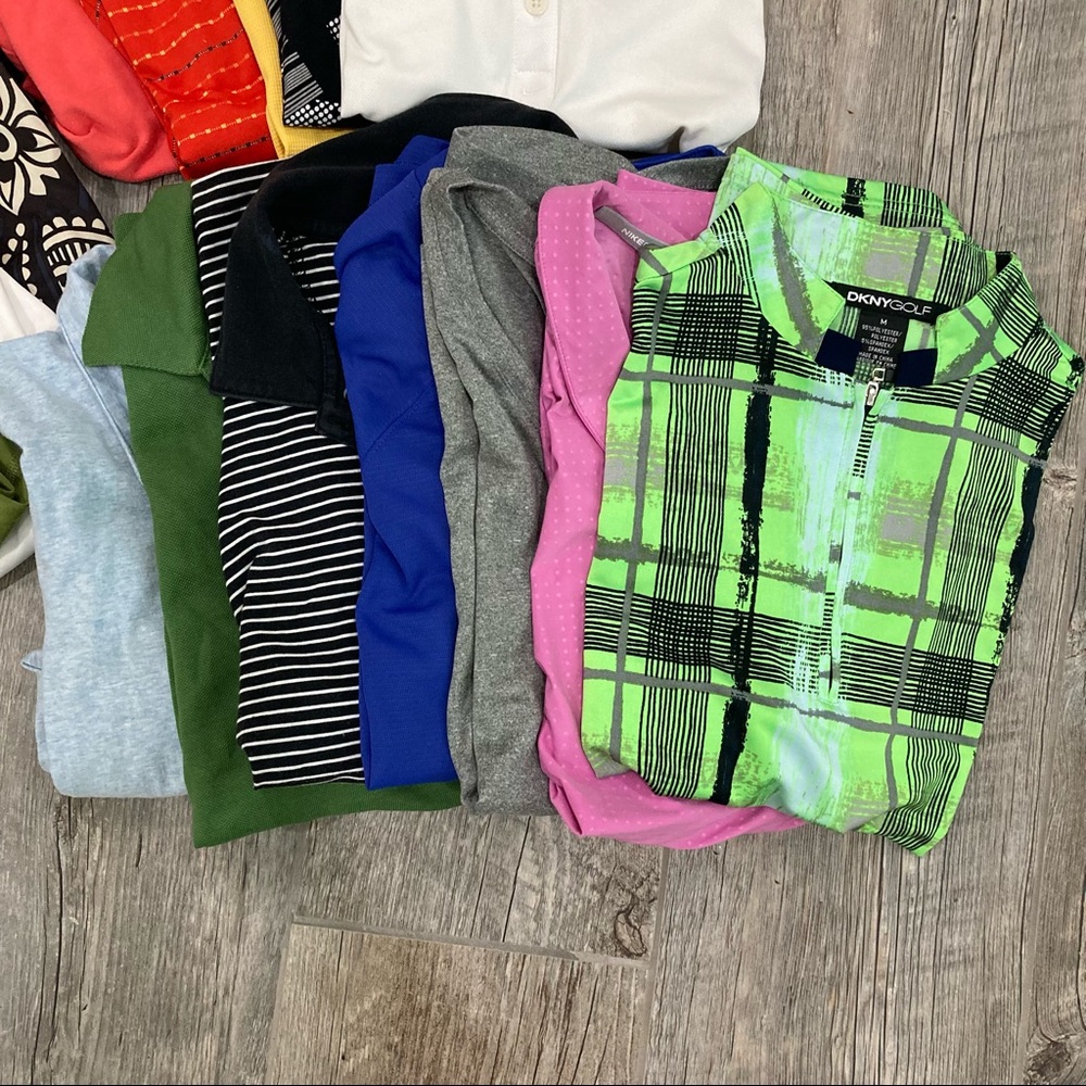 Bundle of Women’s gold shirts size M - Picture 9 of 9